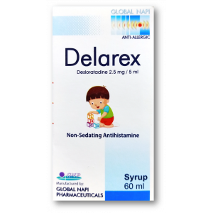 DELAREX 2.5 MG / 5 ML NON-SEDATING ANTIHISTAMINE ( DESLORATADINE ) SYRUP 60 ML